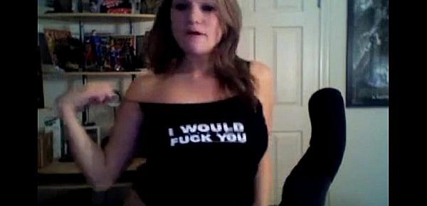  Girl Strip in Front of Her Webcam